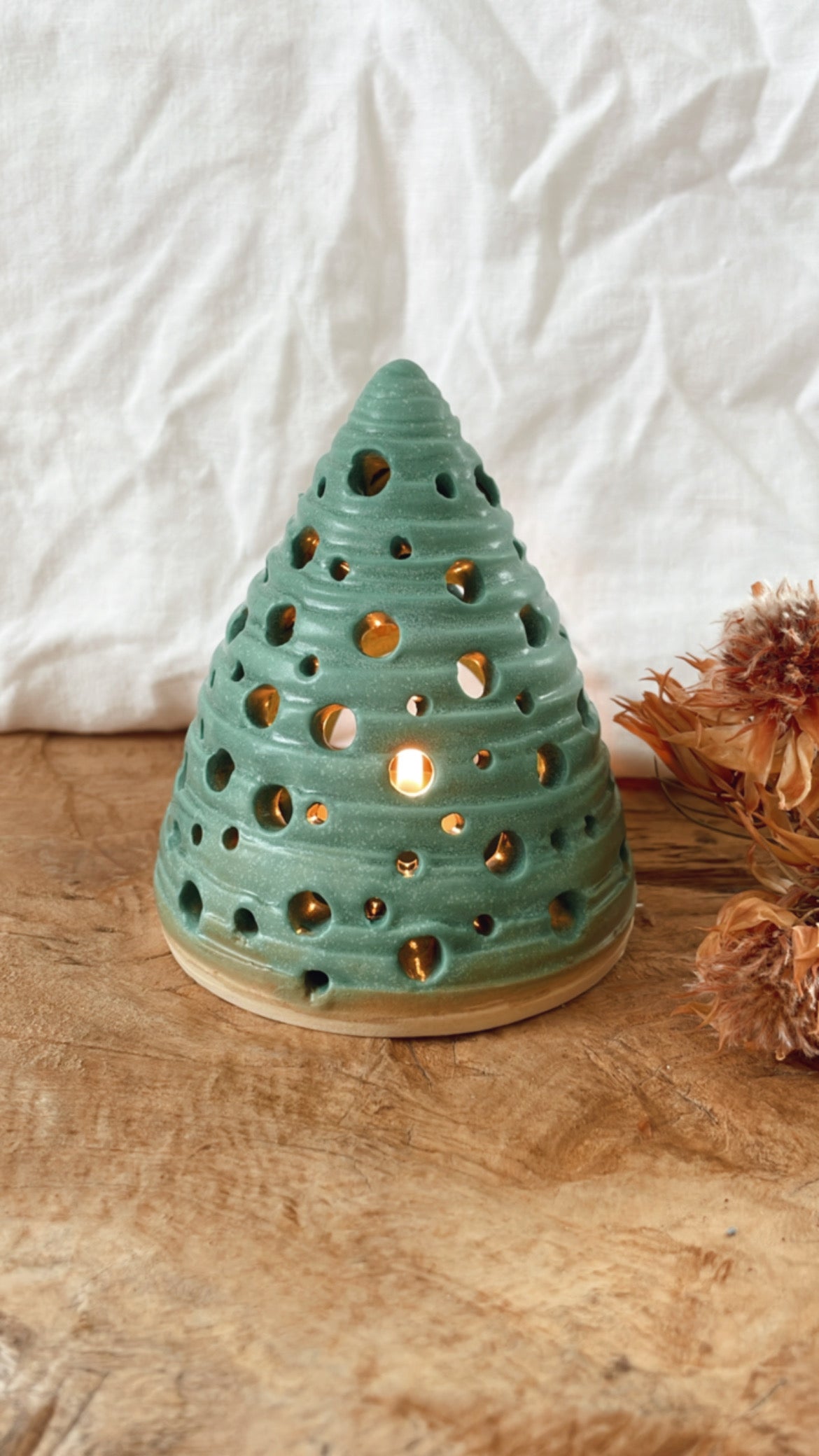 Xmas Tree Tealight Holder #3