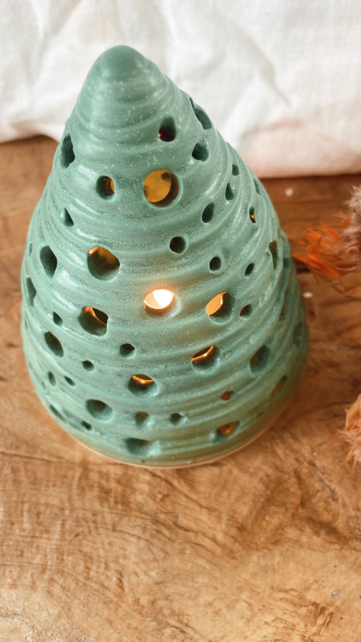 Xmas Tree Tealight Holder #3