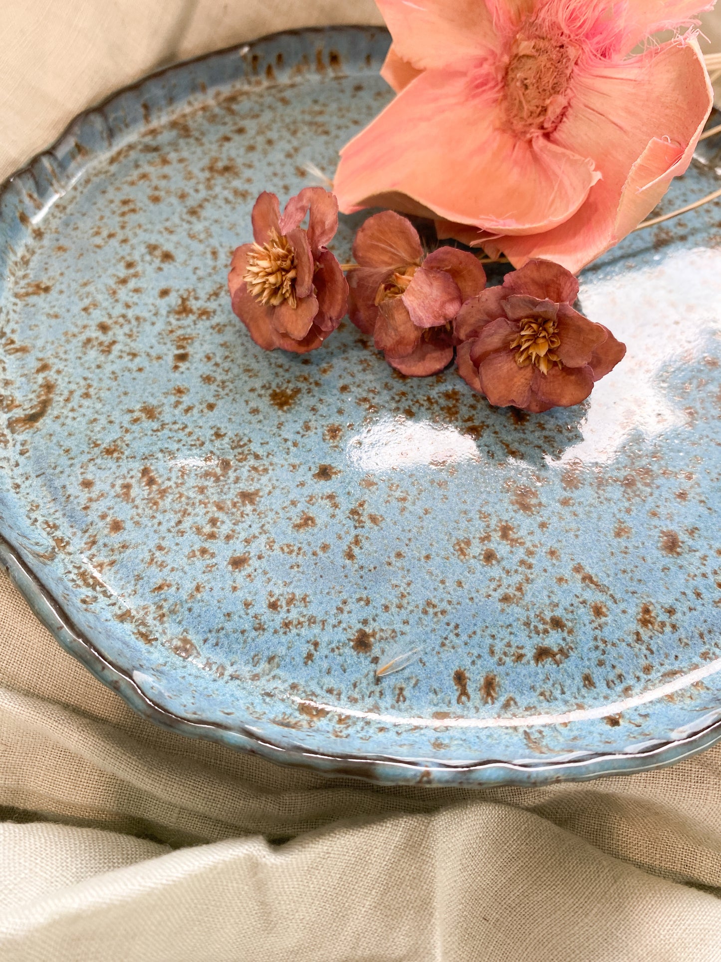 Blue Side Plate