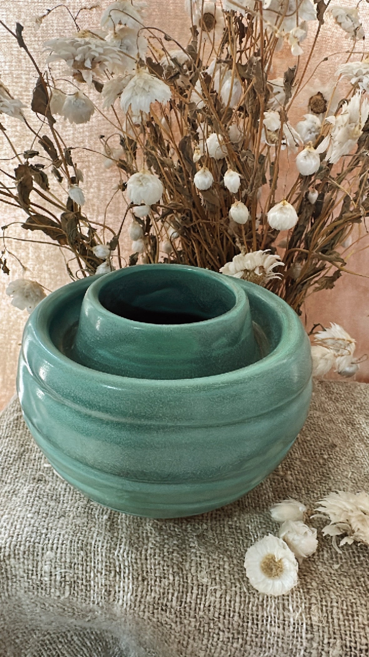 Small Green Vase
