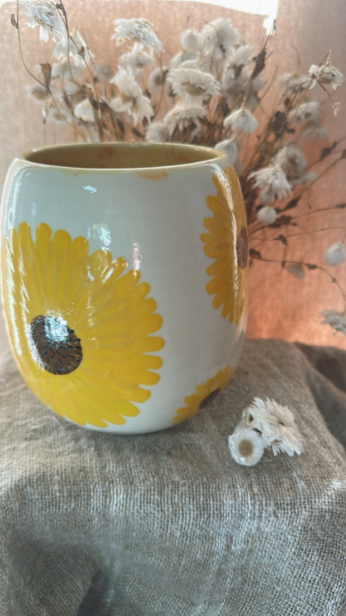 Sunflower Vase