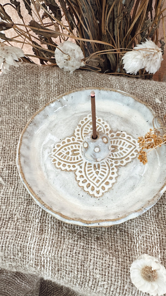 Pearly Incense Holder