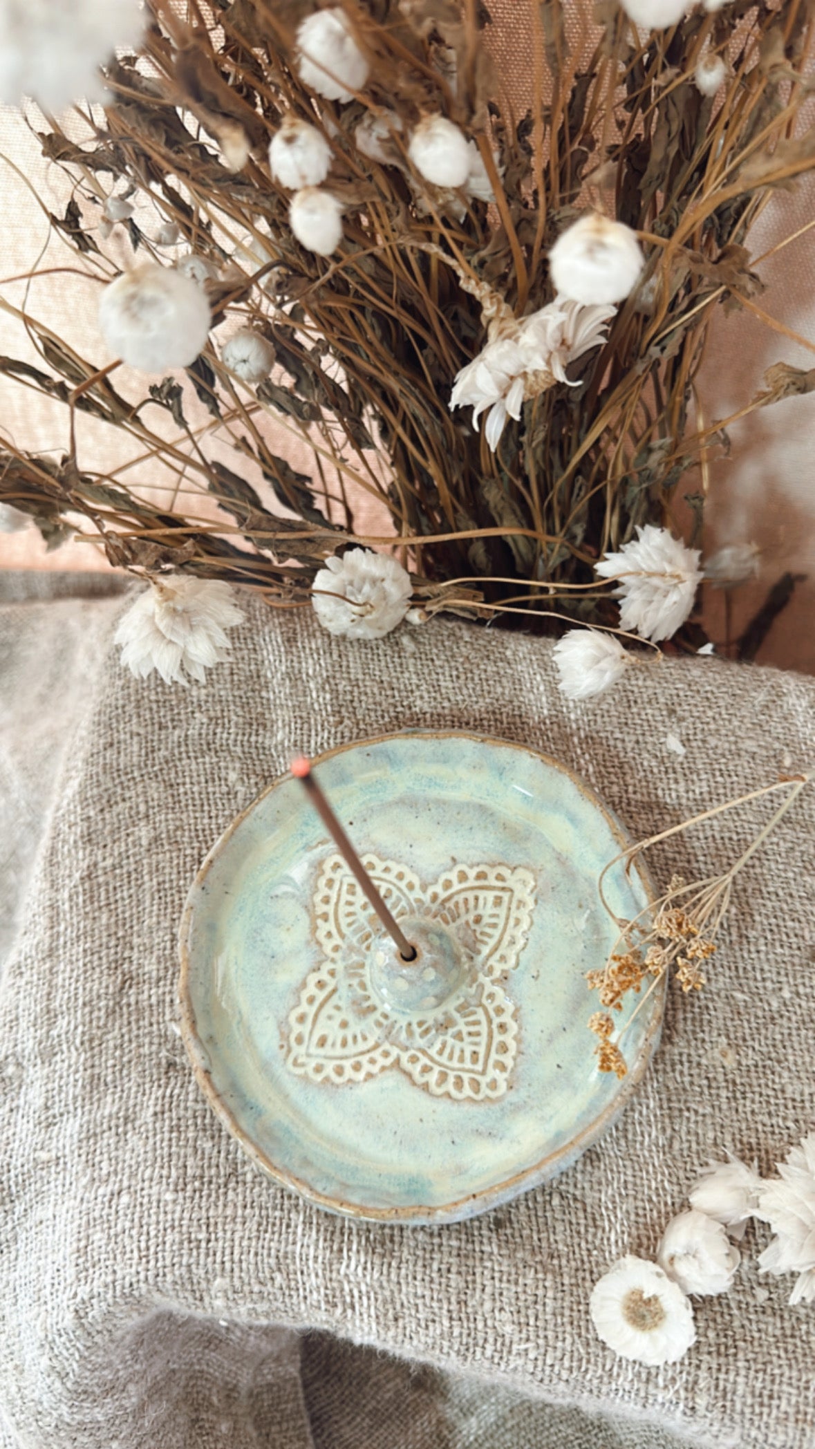 Light Green Incense Holder