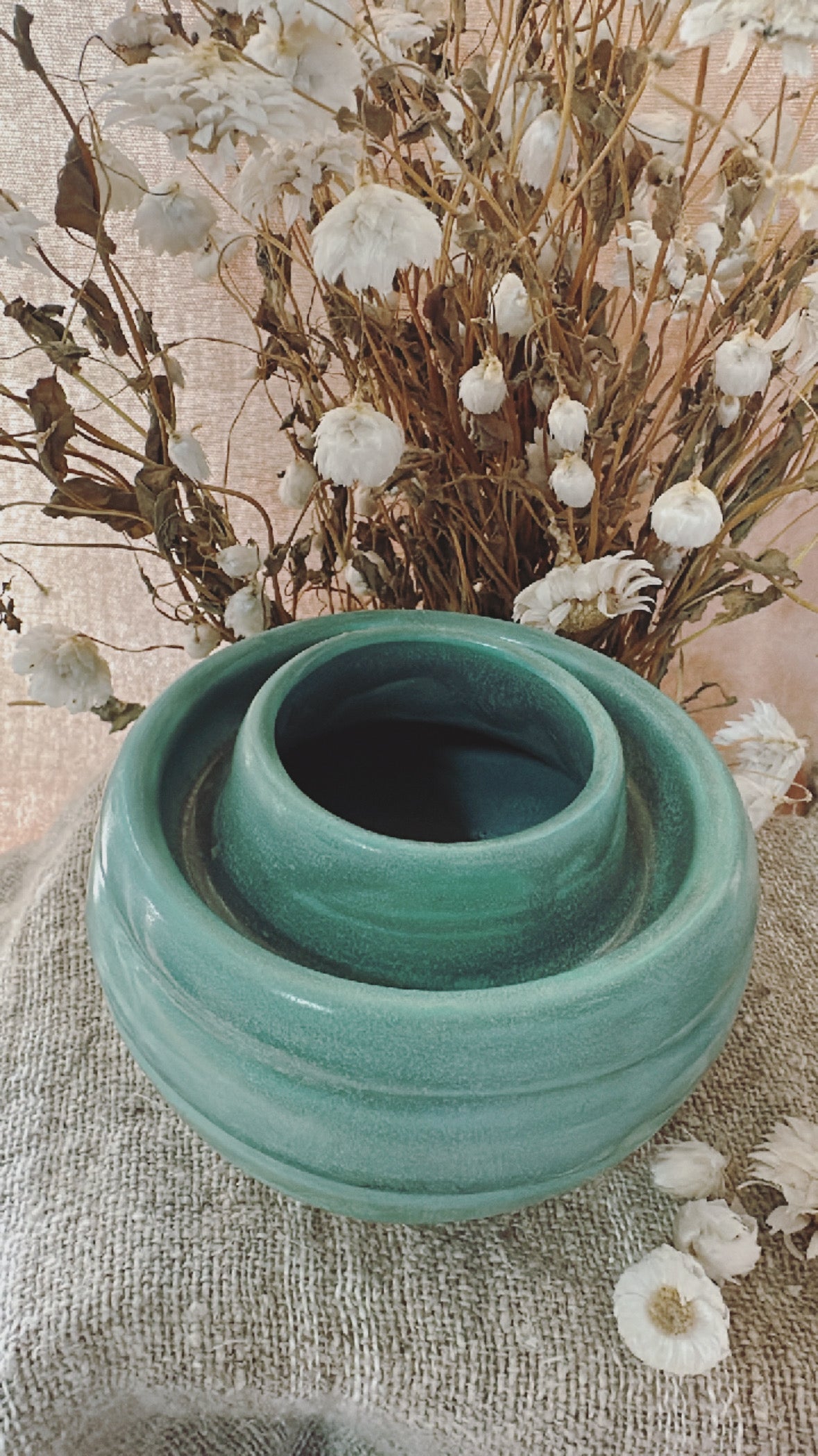 Small Green Vase