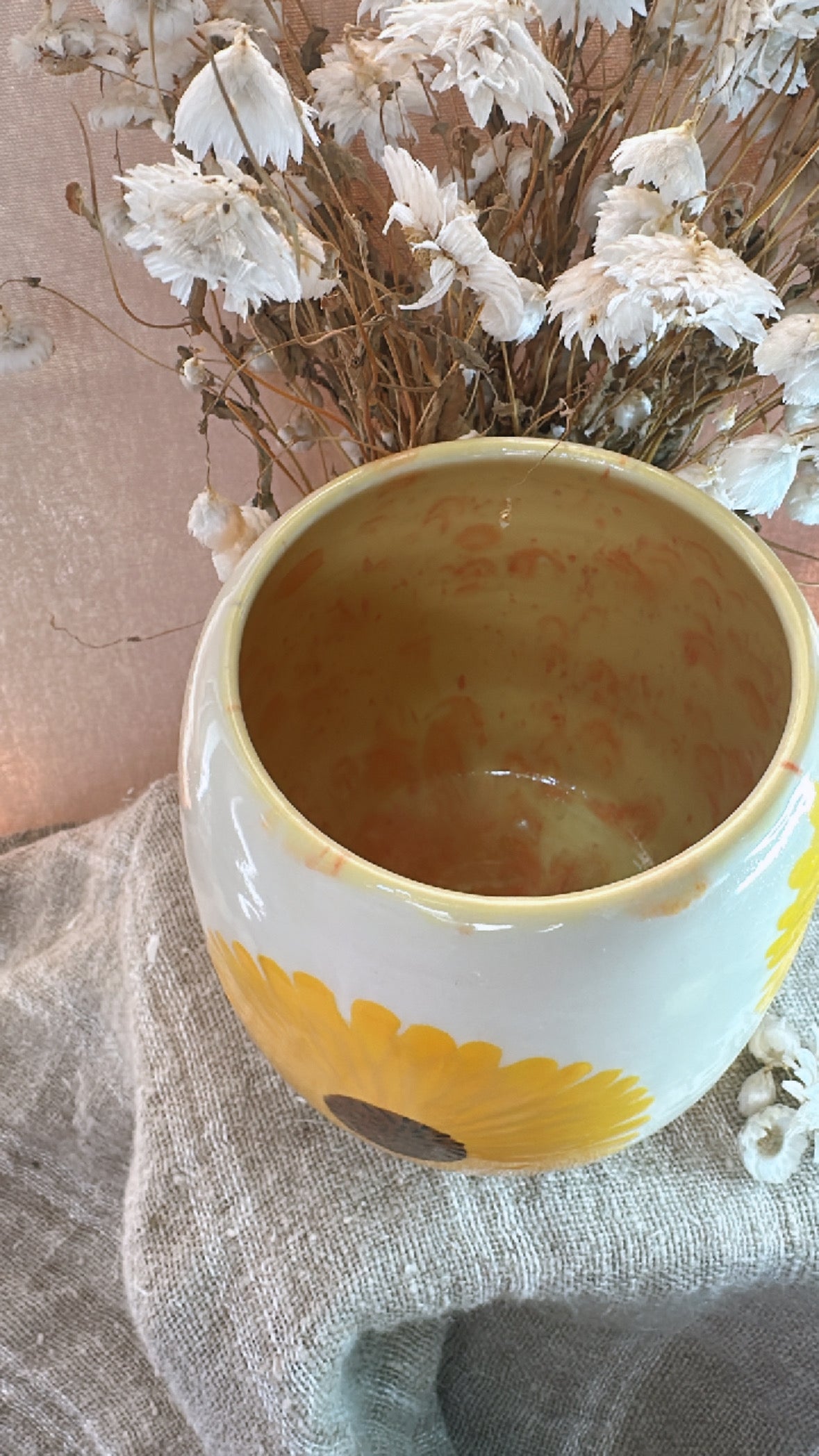 Sunflower Vase