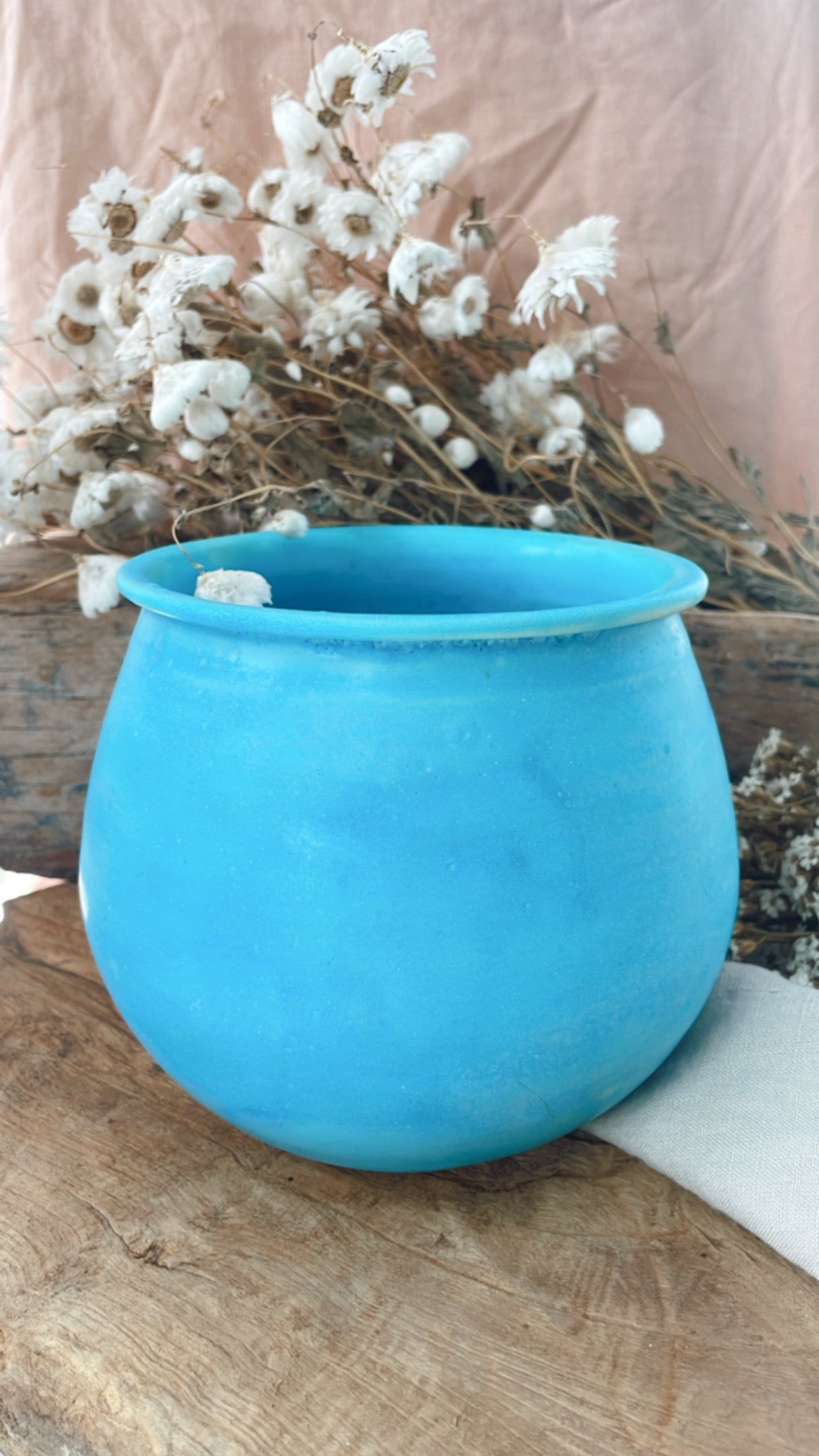 Bright Blue Vase #2