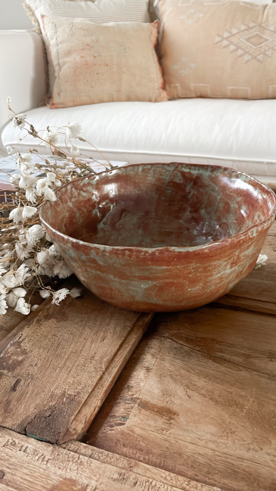 Large Brown Bowl