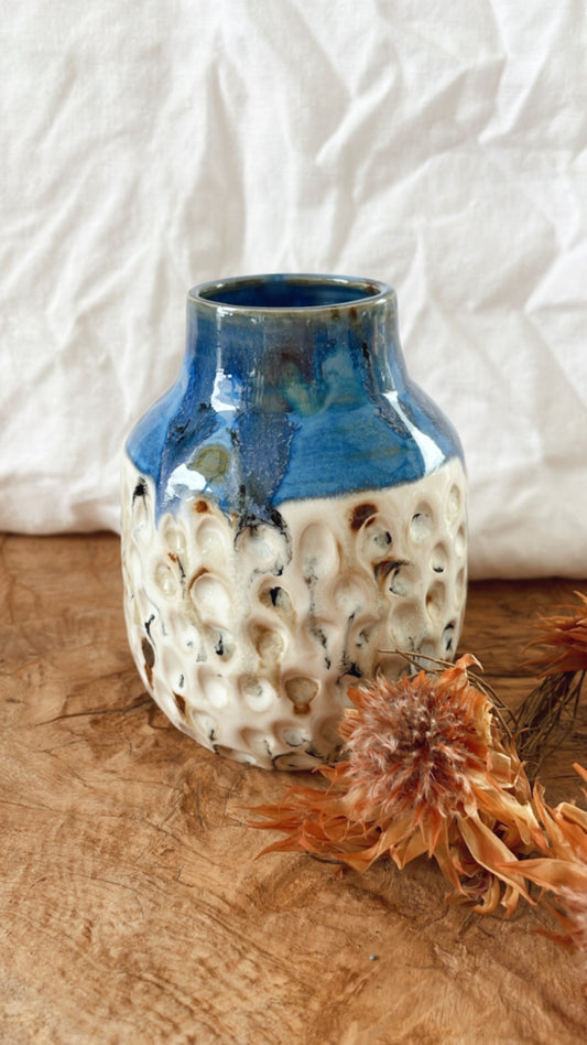 Blue Melting Cream Vase