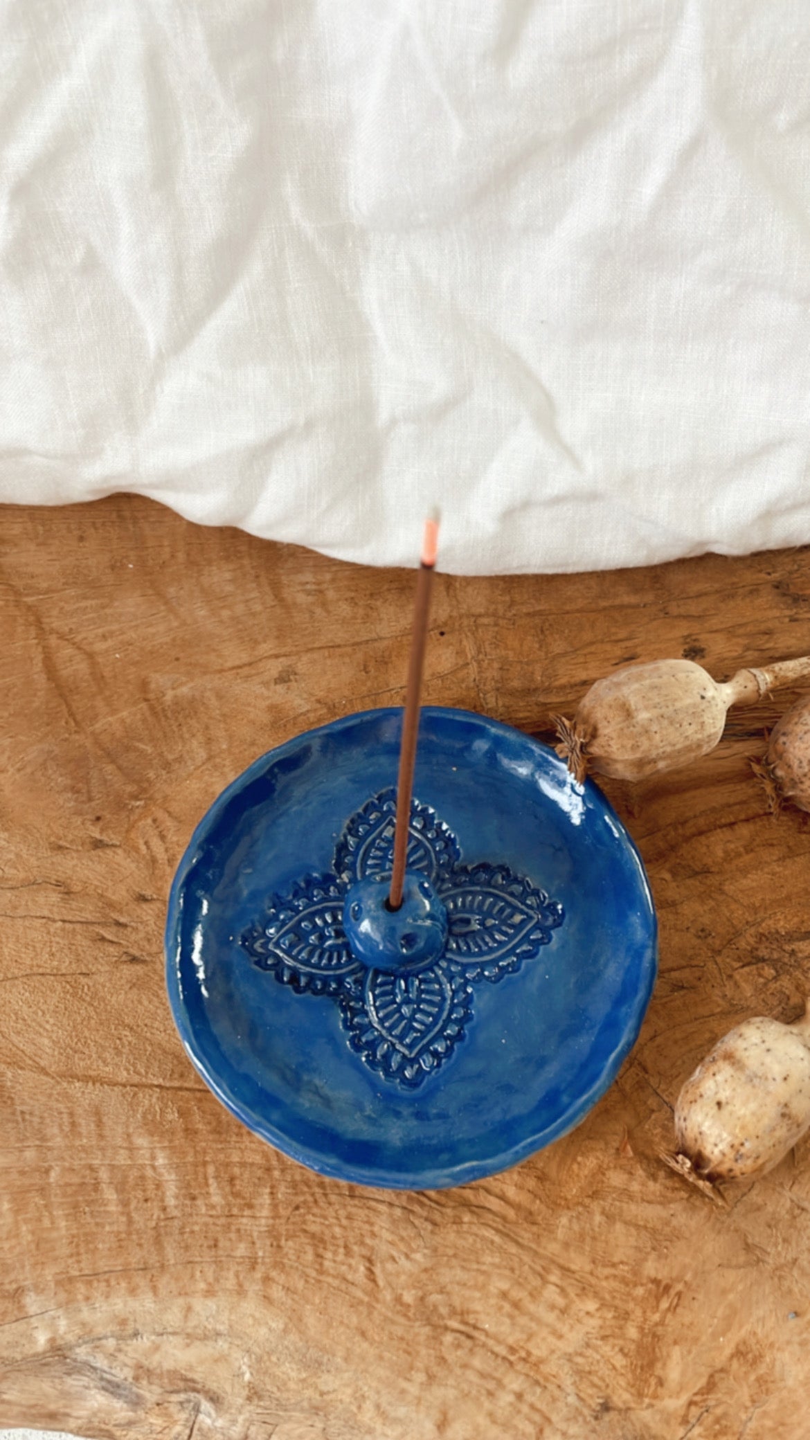 Incense holder (Blue)